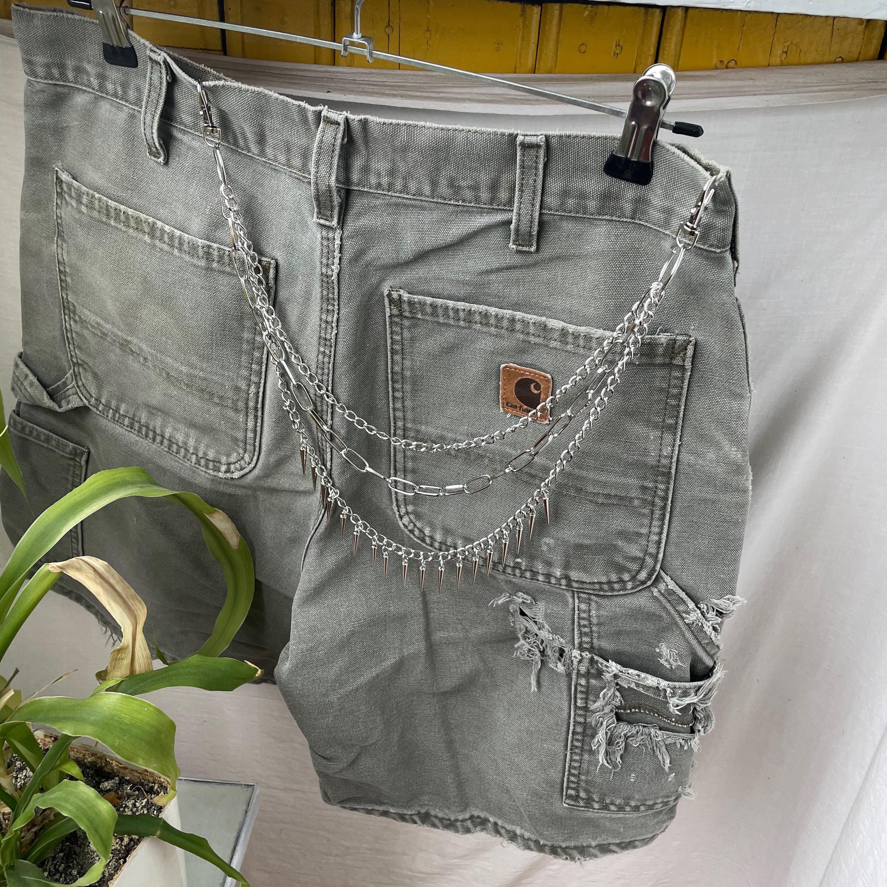 Other Pants Chain with spike gothic punk grunge alt y2k emo Size ONE SIZE - 10 Thumbnail