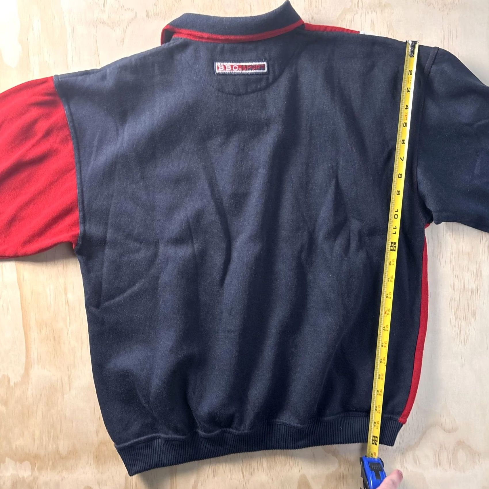 Vintage VINTAGE Bugle Boy Company Sweatshirt Mens Large Blue BBC Sport Logo 90s Size US L / EU 52-54 / 3 - 6 Thumbnail