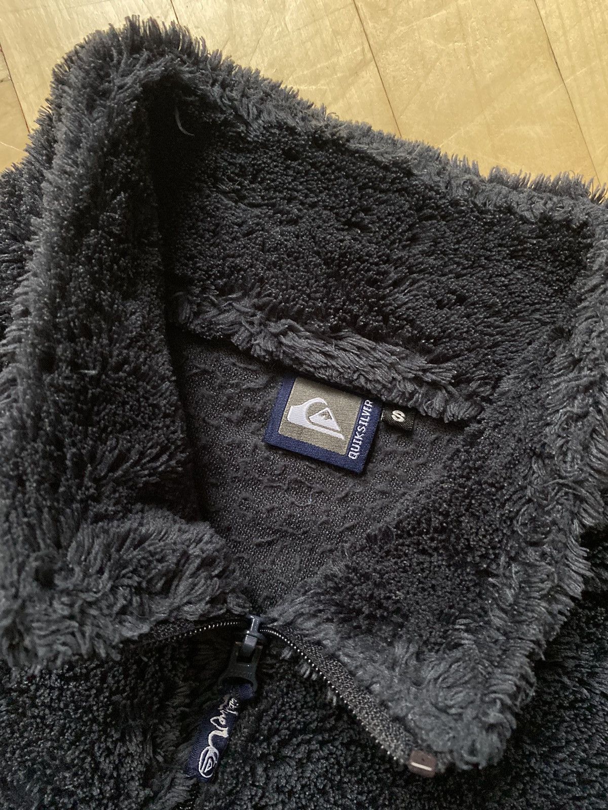Quiksilver Quiksilver Vintage Rare Big Logo Teddy Surf Pocket Fleece Size US M / EU 48-50 / 2 - 12 Thumbnail