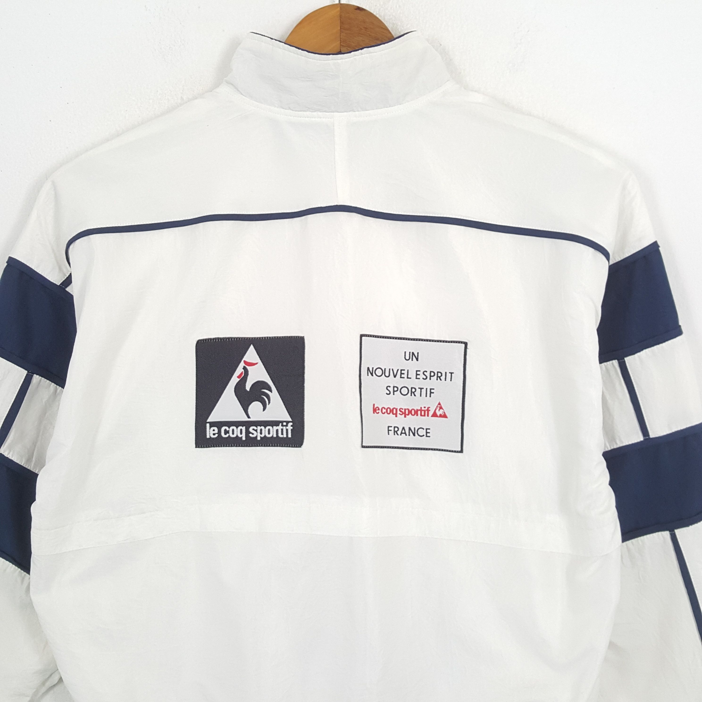 Le Coq Sportif × Vintage Vintage LE COQ SPORTIF FRANCE Sportswear Windbreaker Jacket Size US L / EU 52-54 / 3 - 2 Thumbnail