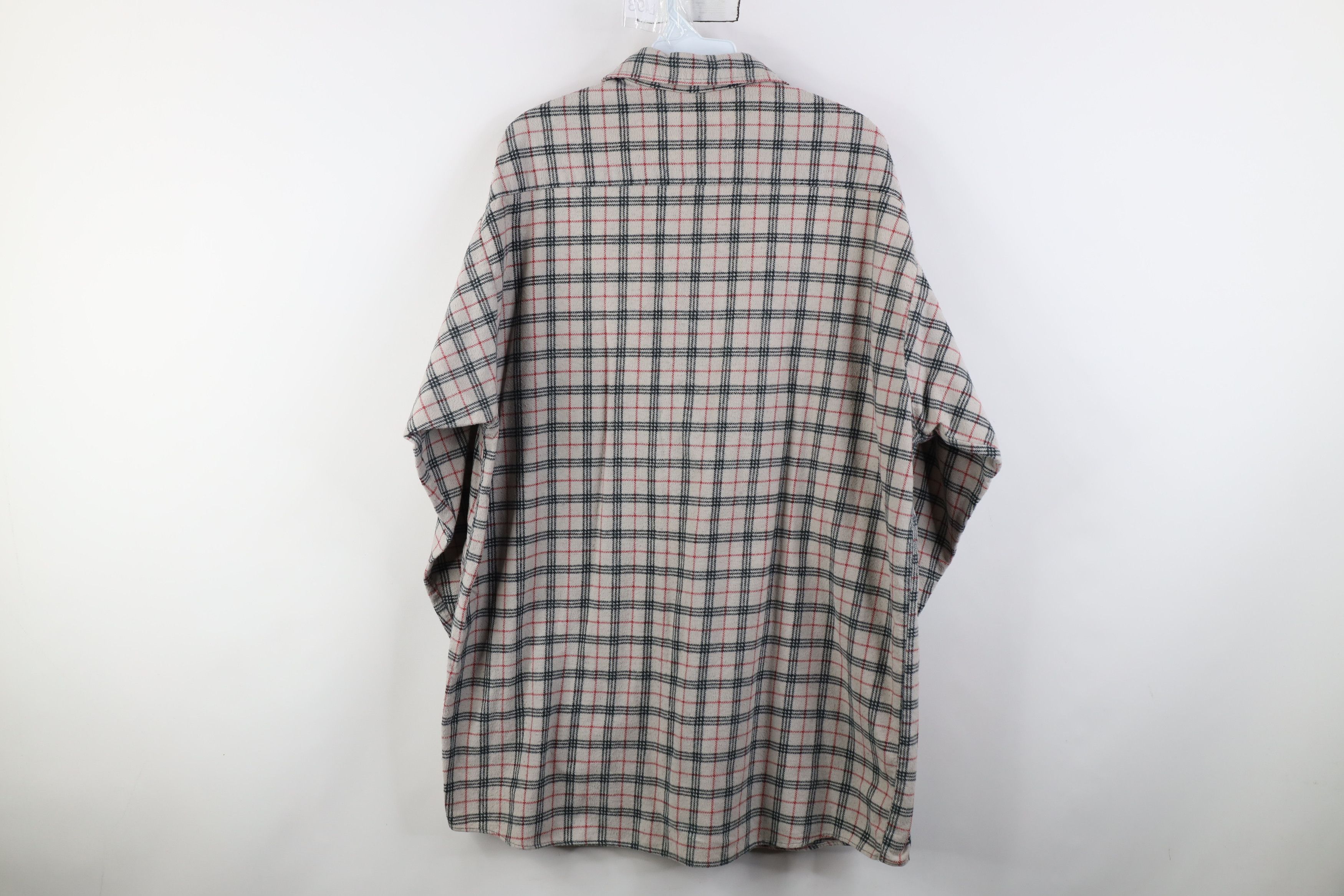 Vintage Vintage 90s Streetwear Collared Button Shirt Plaid Cotton Size US XL / EU 56 / 4 - 9 Thumbnail
