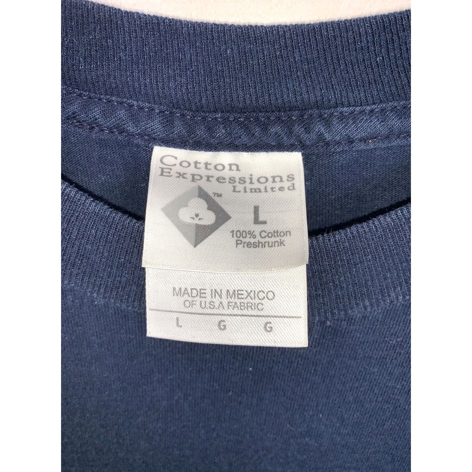 Vintage VINTAGE Albert Einstein Funny Graphic T Shirt Adult Large Blue 90s Science Education Mens Womens Unisex Cotton Expressions 1993 -11763 Size US L / EU 52-54 / 3 - 4 Thumbnail