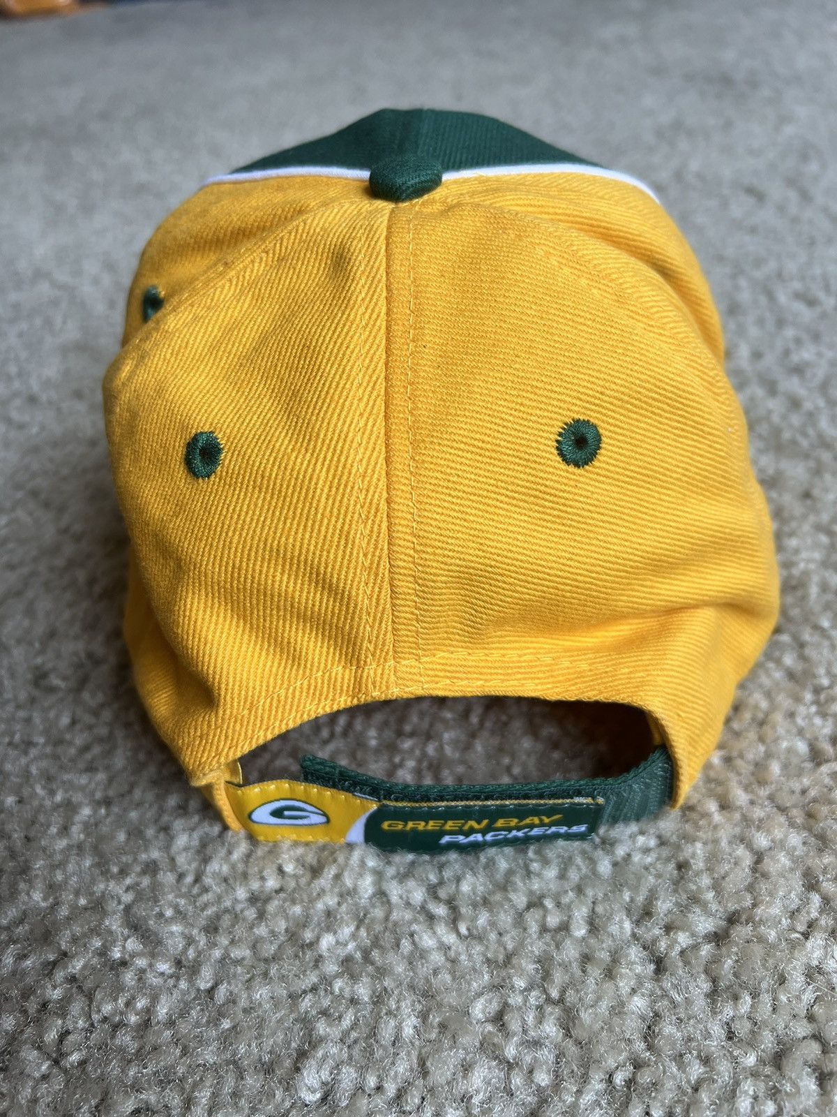 NFL Green Bay Packer Hat Velcro Size ONE SIZE - 2 Thumbnail