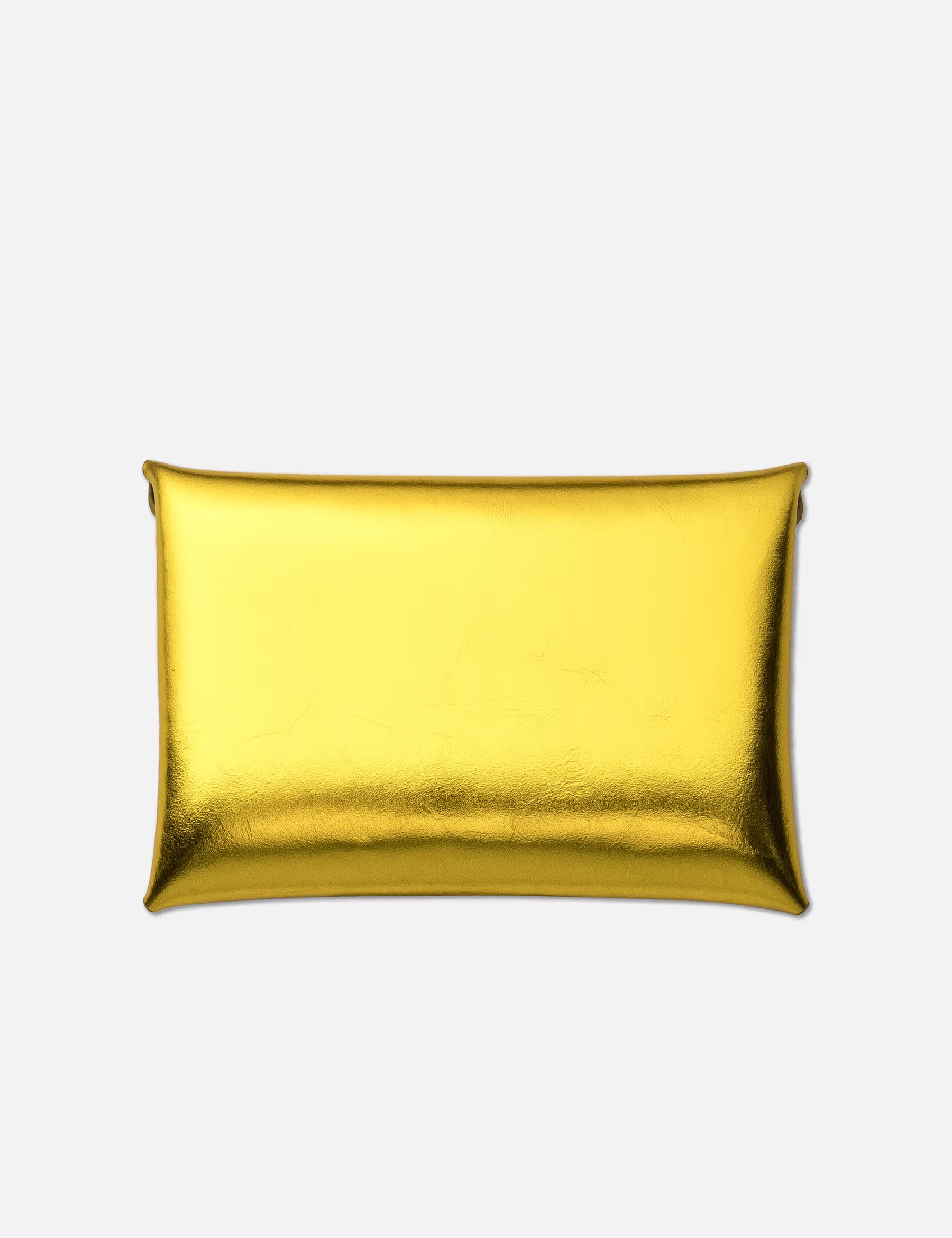 Jil Sander o1mt1gz0725 Size: OS / Coin Purse in Gold Size ONE SIZE - 2 Thumbnail