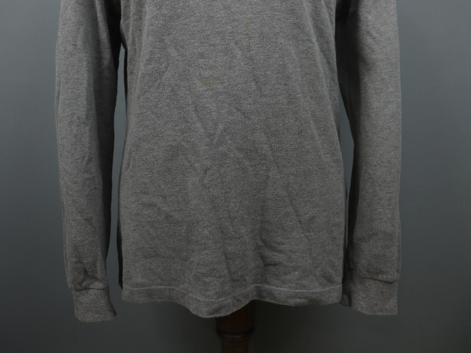 La Martina LA MARTINA Gray Cotton Collared Popover Polo Shirt Size L Size US L / EU 52-54 / 3 - 3 Thumbnail