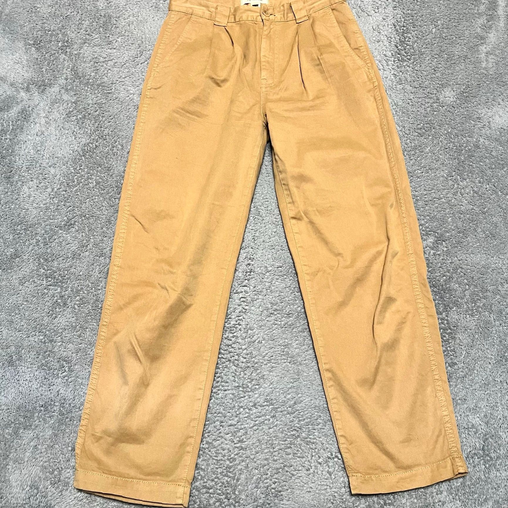 Madewell Madewell Pants Womens 28 Garment Dyed Tapered Chino NJ997 Brown Tan 28x30 Brown Tan Womens Size 28" / US 6 / IT 42 - 2 Thumbnail