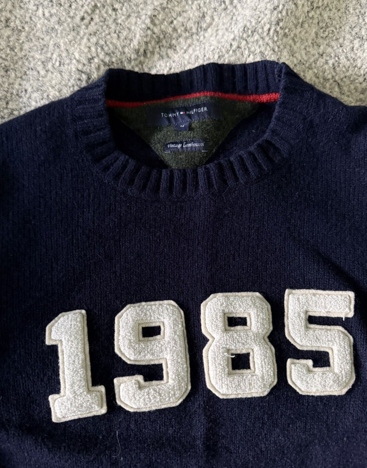 Tommy Hilfiger Vintage Tommy Hilfiger Sweater Wool Size US M / EU 48-50 / 2 - 2 Thumbnail
