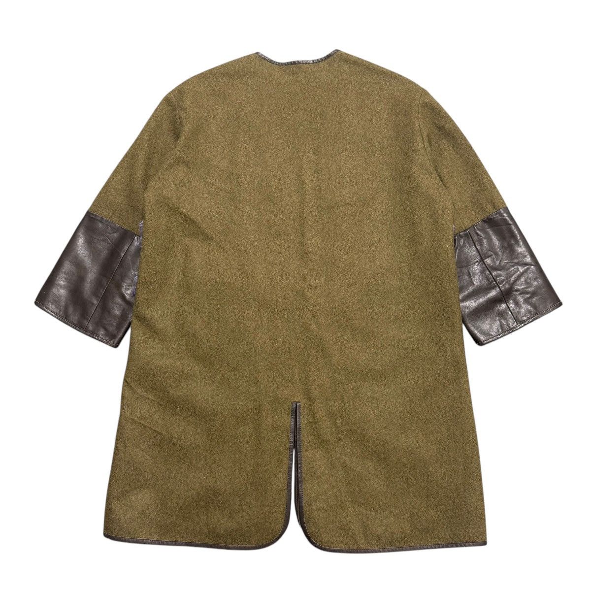 Maison Margiela Luxurios Pieces Maison Margiela Leather Sleeve Coat Size XS / US 0-2 / IT 36-38 - 13 Thumbnail