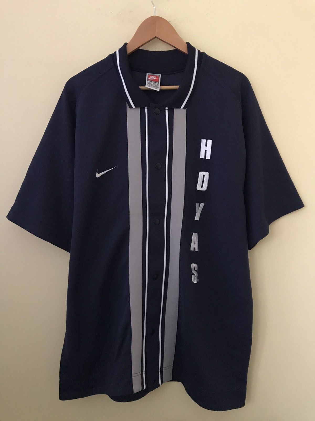 Vintage Nike Georgetown Hoyas Shooting outlet Warmup Shirt Size XL