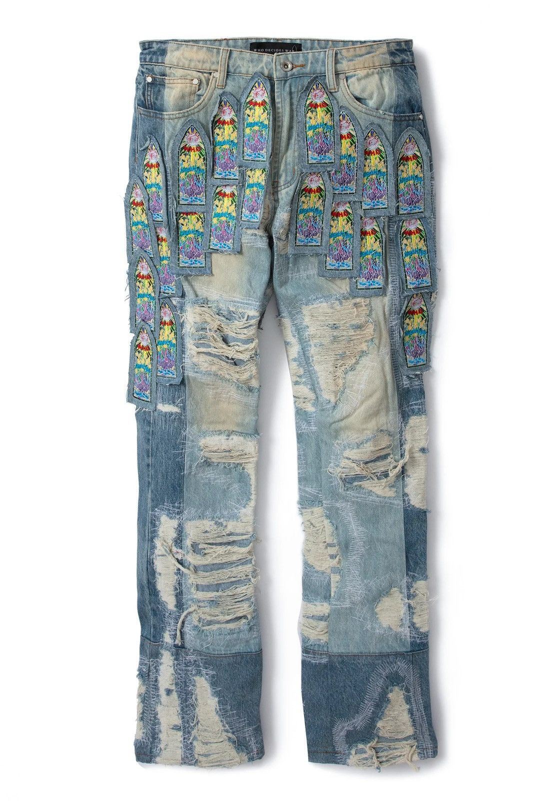 image of Who Decides War Wdw Coliseum Fusion Denim Jeans Pants in Blue, Men's (Size 30)