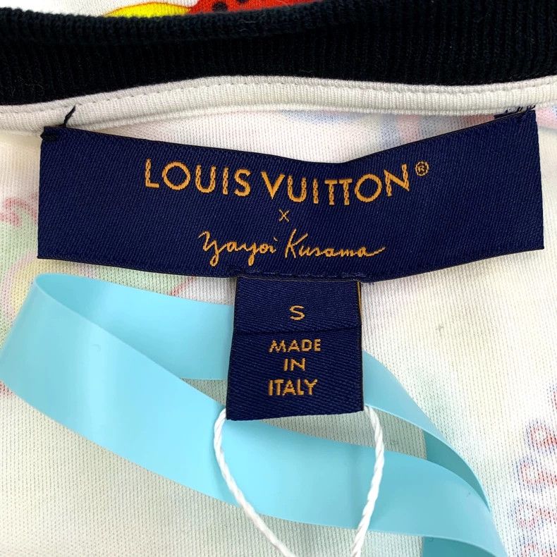 Louis Vuitton Louis Vuitton 23 White Sun Cartoon Print Crew Neck Short S Size S / US 4 / IT 40 - 5 Thumbnail