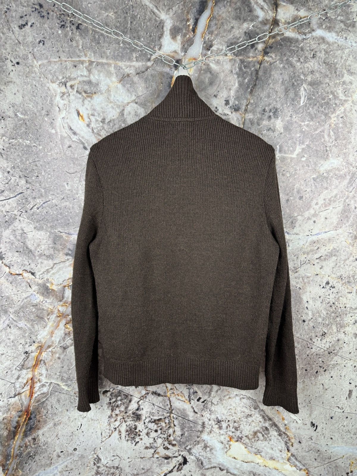Torras Torras Brown Suede Front Knit Sleeve Zip Jacket Size USA38 Size US M / EU 48-50 / 2 - 12 Thumbnail