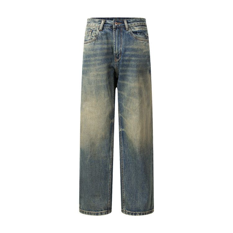 Japanese Brand × Jean Men's gradient distressed casual washed jeans Size US 32 / EU 48 - 1 Thumbnail