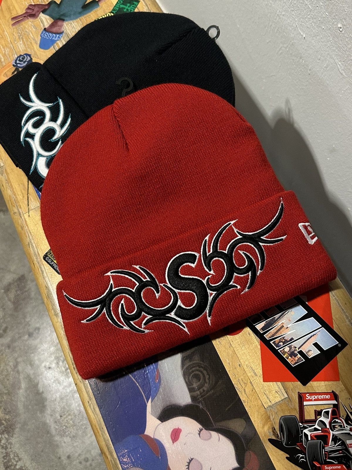 Supreme (Red) Supreme Tribal Beanie Size ONE SIZE - 1 Thumbnail