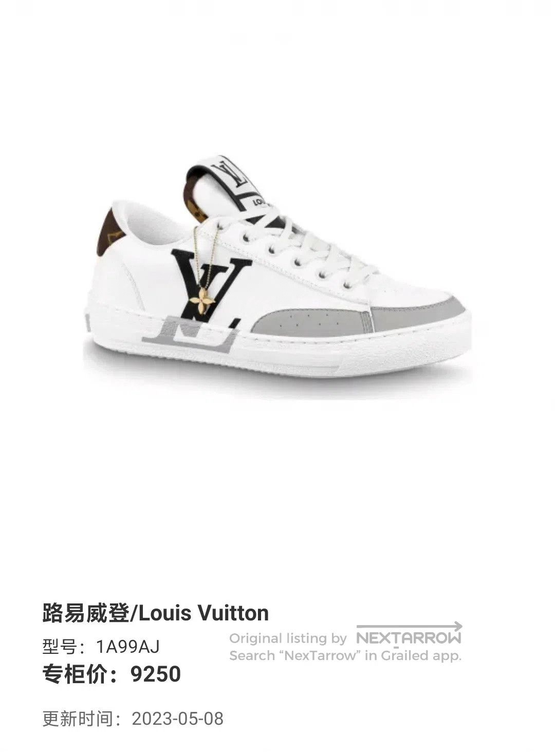 Louis Vuitton Louis Vuitton Charlie Black and White Stitch Plate Shoes Size US 5.5 / IT 35.5 - 7 Thumbnail
