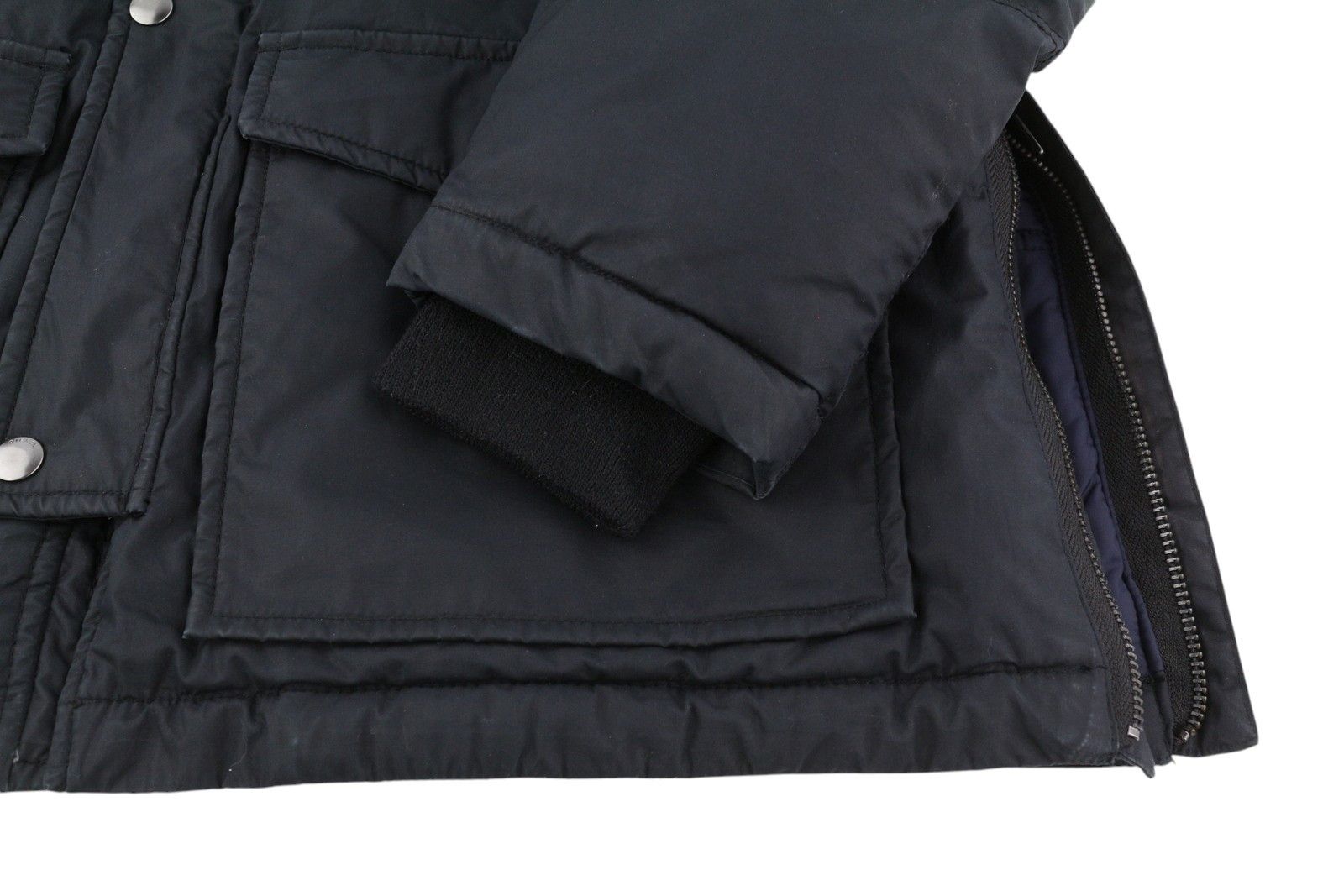 Diesel M Black Full Zip Hooded Insulated Drawstring Lined 86368 Size US M / EU 48-50 / 2 - 6 Thumbnail