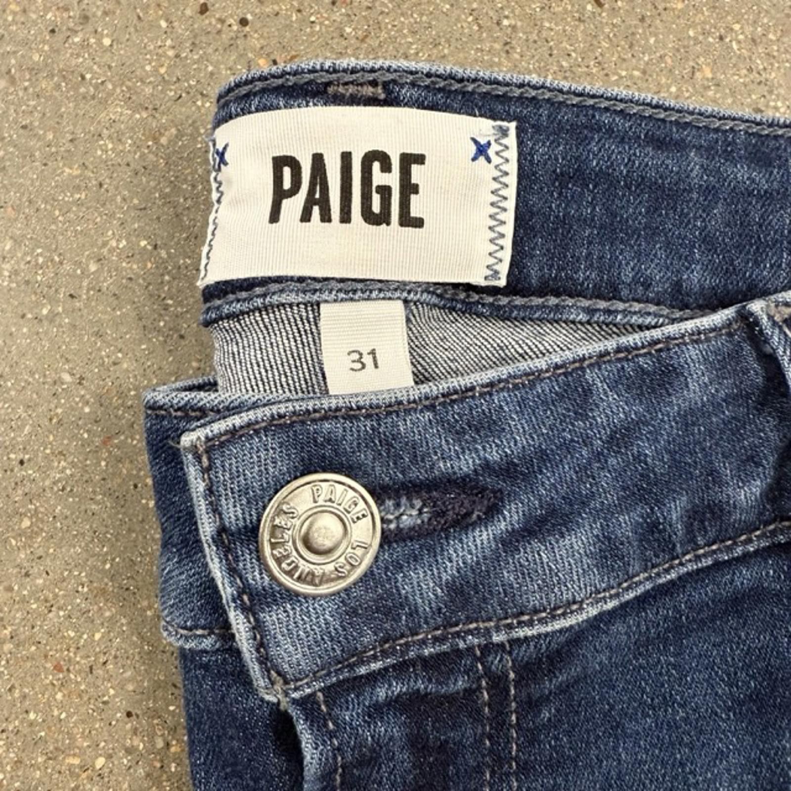 Paige NWOT PAIGE Colette Crop Flare Premium Denim Jean - 31 Size 31" - 4 Thumbnail