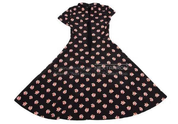 Comme des Garcons COMME des GARCONS JUNYA WATANABE Vintage Floral Dress. Size M / US 6-8 / IT 42-44 - 3 Thumbnail