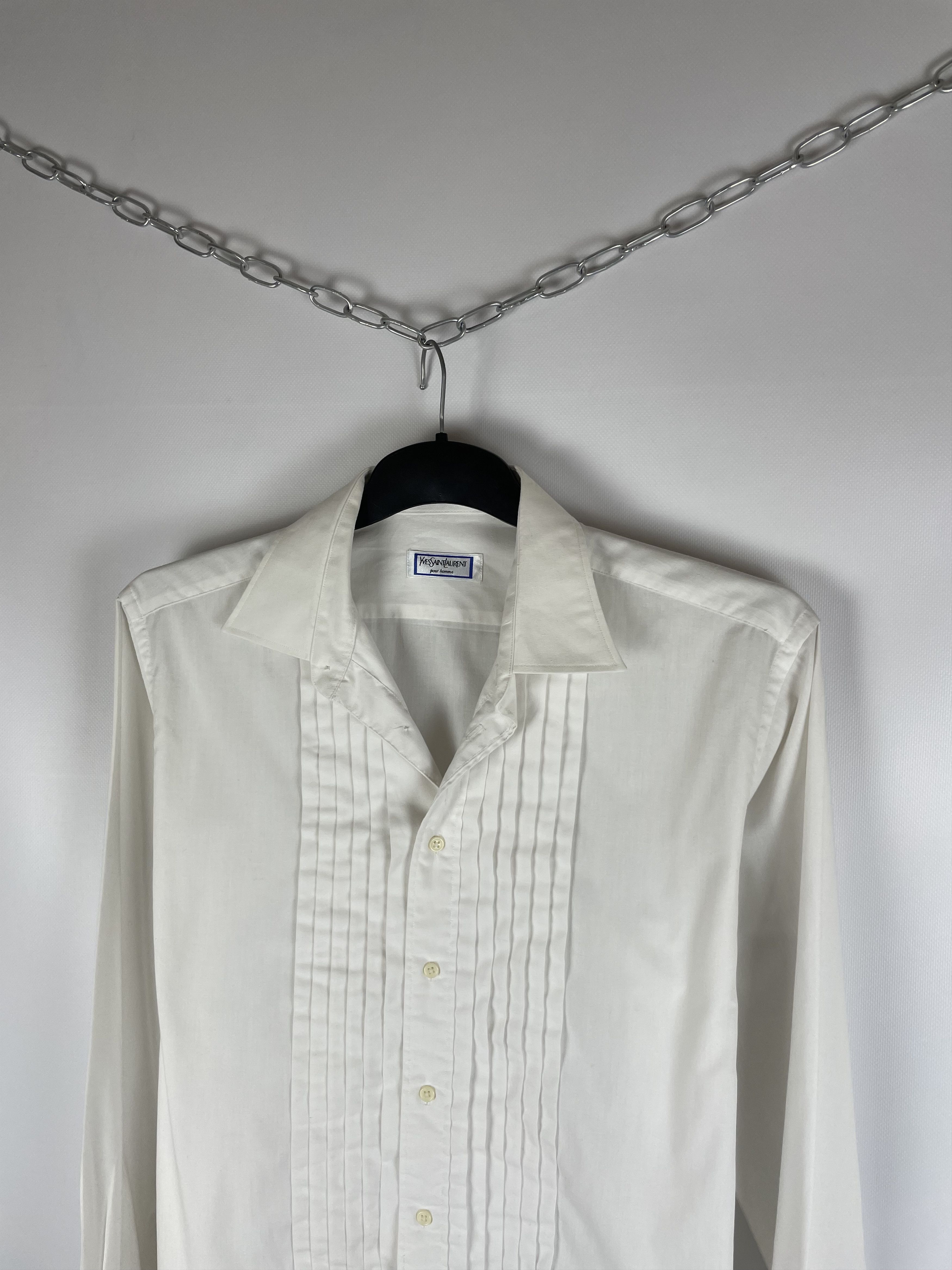 Vintage YSL YvesSaintLaurent Vintage Men’s Shirt Button Ups Size US L / EU 52-54 / 3 - 4 Thumbnail