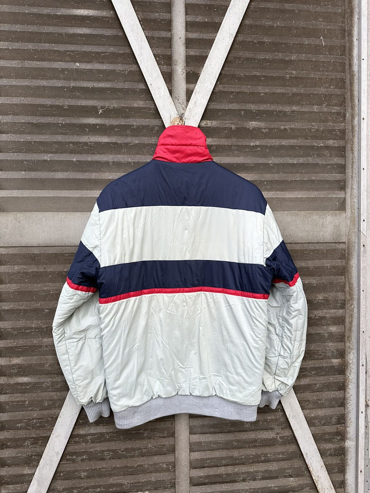 Ellesse 👹Vintage Ellesse Reversible Light Puffer Bomber Jacket Size US M / EU 48-50 / 2 - 9 Thumbnail