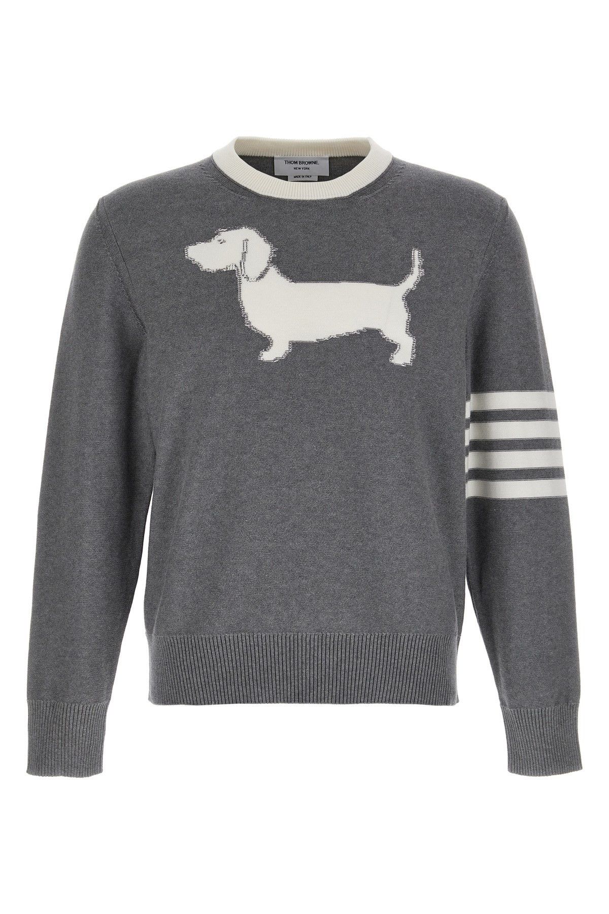 Thom Browne '4-Bar Hector' sweater Size US L / EU 52-54 / 3 - 1 Thumbnail