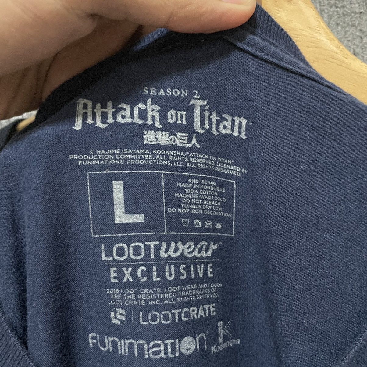 Anime × Japanese Brand Y2K Attack on Titan Season 2 Funanimation T Shirt Size US L / EU 52-54 / 3 - 3 Thumbnail