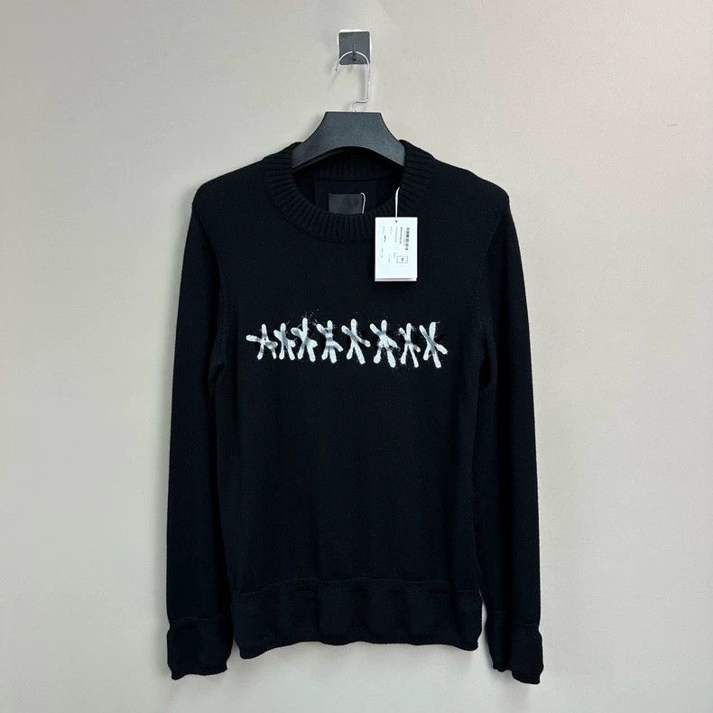 Givenchy Givenchy × Chito Collaboration Graffiti Flock Knitwear M S Size US M / EU 48-50 / 2 - 1 Thumbnail