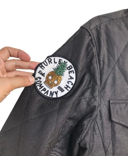 Hurley × Vintage Rare HURLEY quilted snap button hawaiian motive part jacket Size US L / EU 52-54 / 3 - 3 Thumbnail