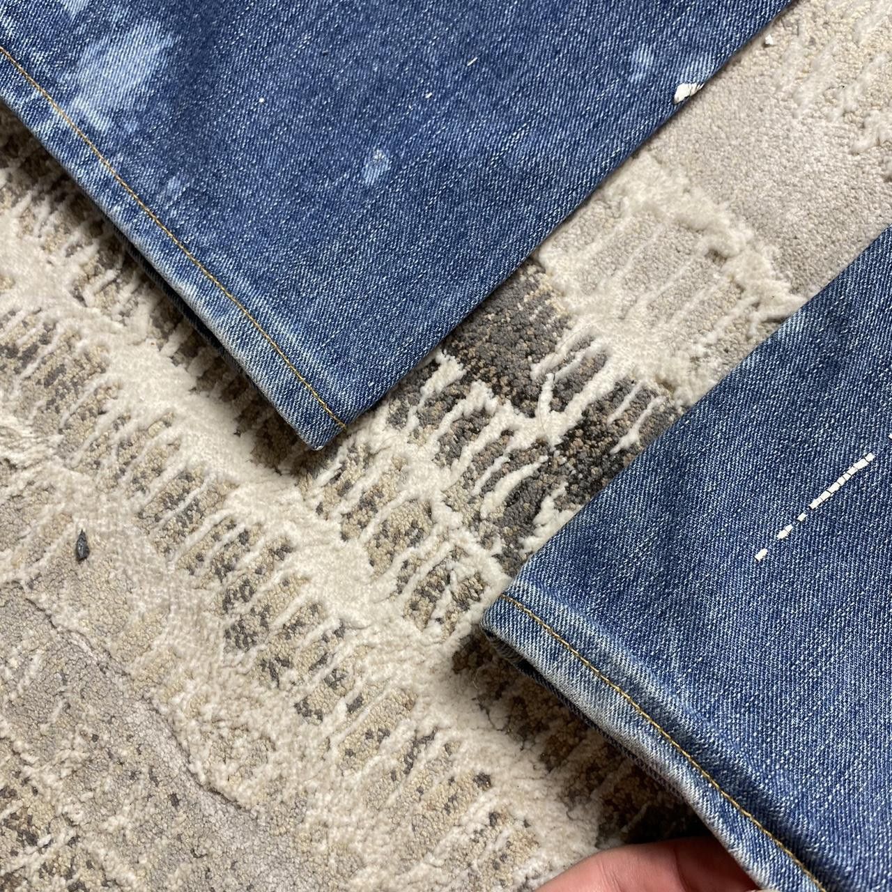 Lee Rare Lee Custom Embroidered Jeans Blue 32" Size US 32 / EU 48 - 8 Thumbnail