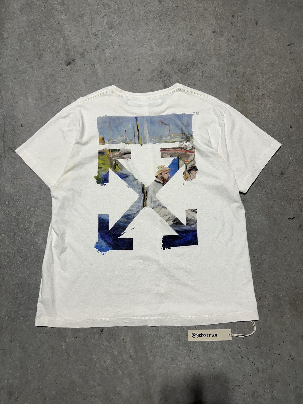 Off-White Off-White Painted Arrows Tee Small Size US S / EU 44-46 / 1 - 1 Thumbnail