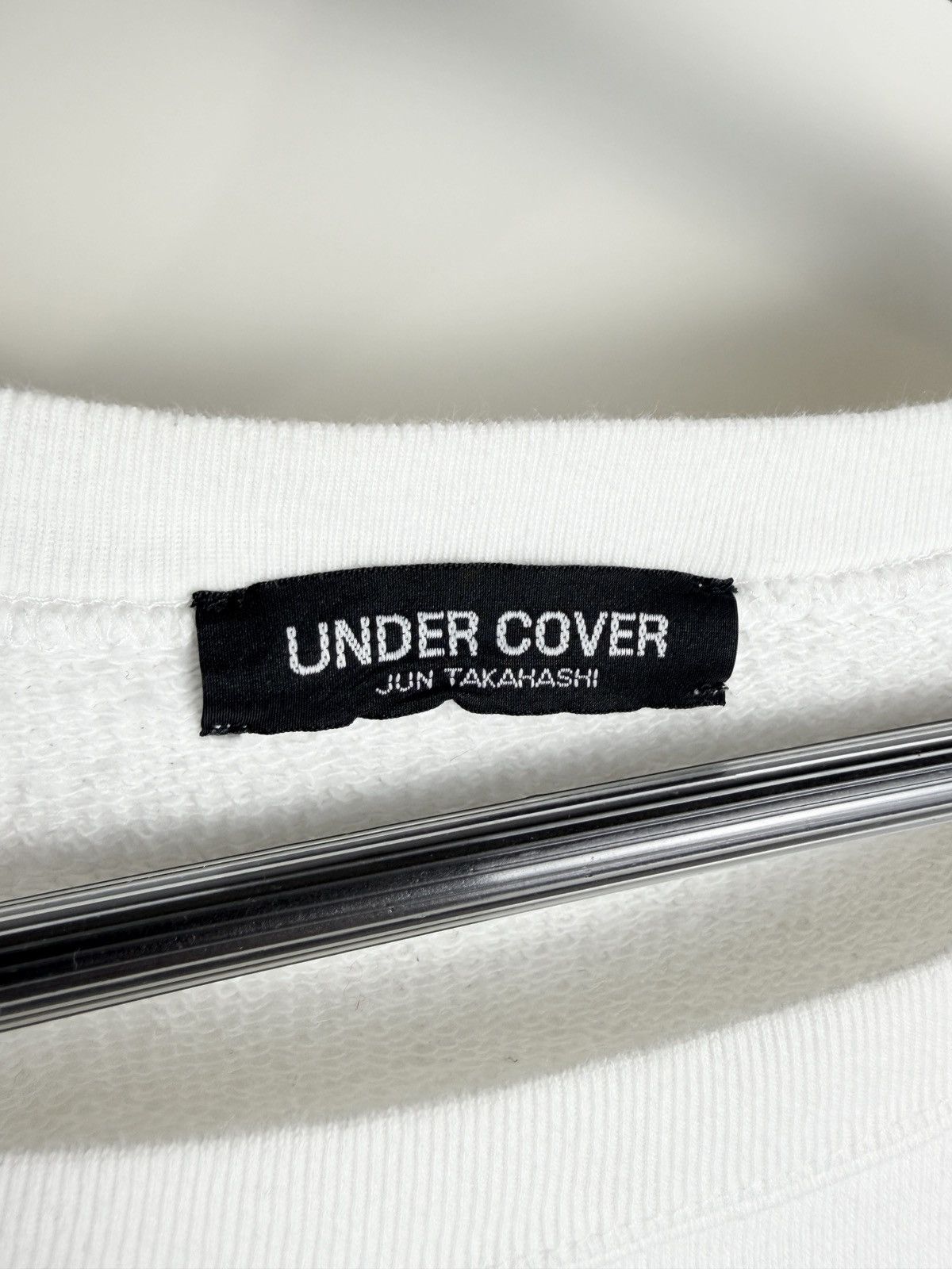 Undercover Undercover Enemy Nike Rip Logo Crewneck Sweatshirt White Size US L / EU 52-54 / 3 - 4 Thumbnail