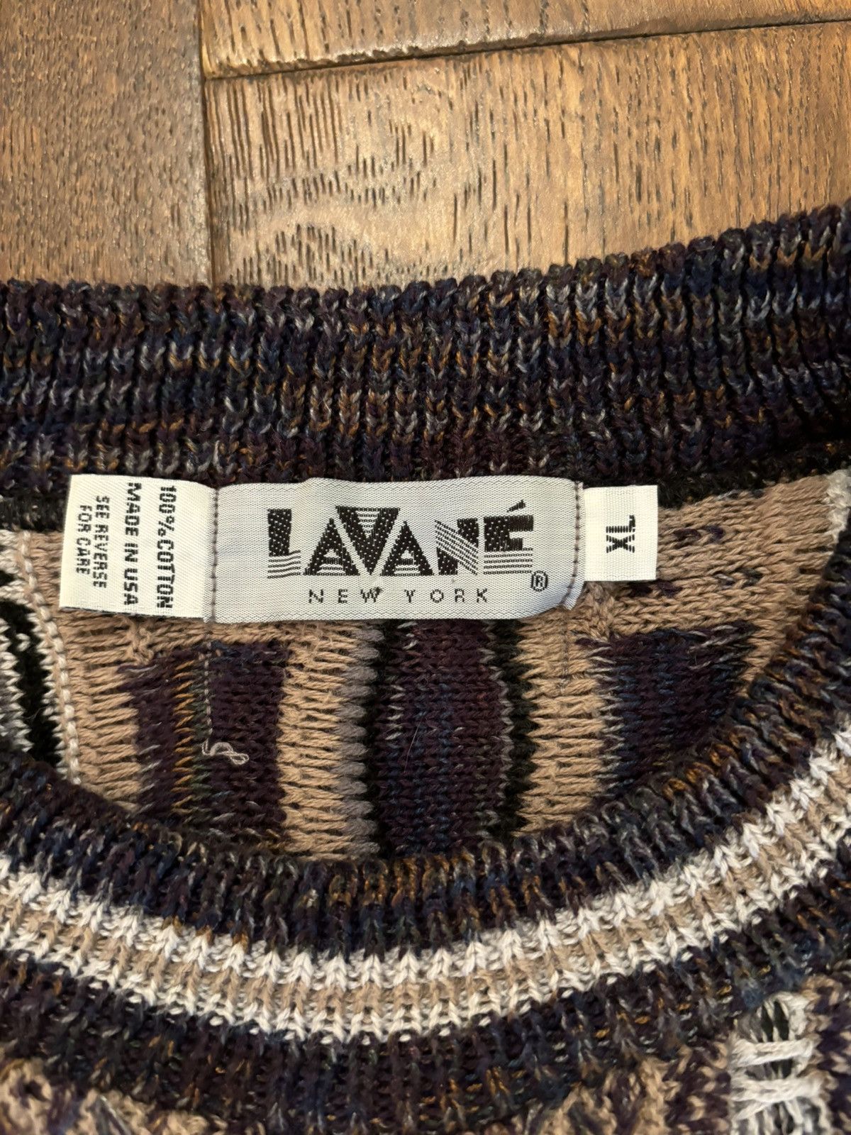 Coogi × Lavane × Vintage “Coogi-Style” Vintage Sweater Size US XL / EU 56 / 4 - 3 Thumbnail