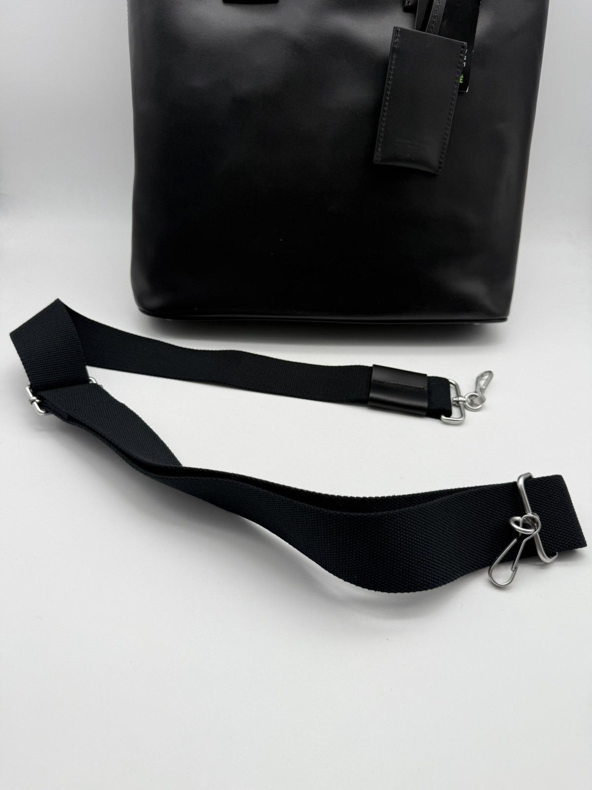 Maison Margiela Maison Margiela Leather Tote Backpack Black Line 11 Bag Size ONE SIZE - 9 Thumbnail