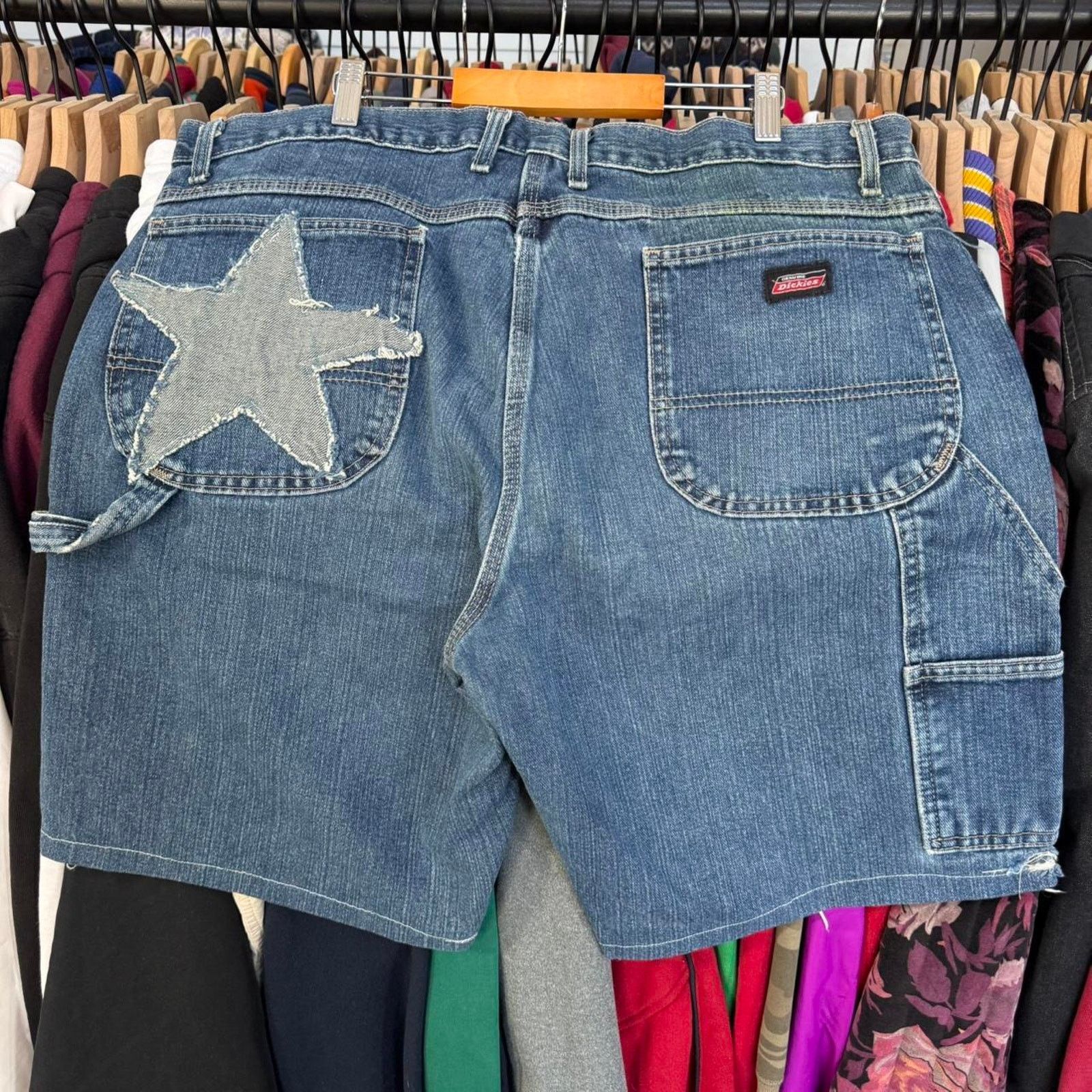 Dickies Vintage Y2K Super Cool Custom Dickies Star Carpenter Shorts Size US 39 - 6 Thumbnail