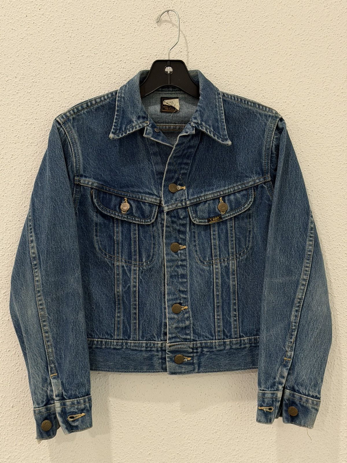 Lee Vintage 60s Lee Denim Trucker Jacket Union Made USA Wmn’s 14 Size S / US 4 / IT 40 - 2 Thumbnail