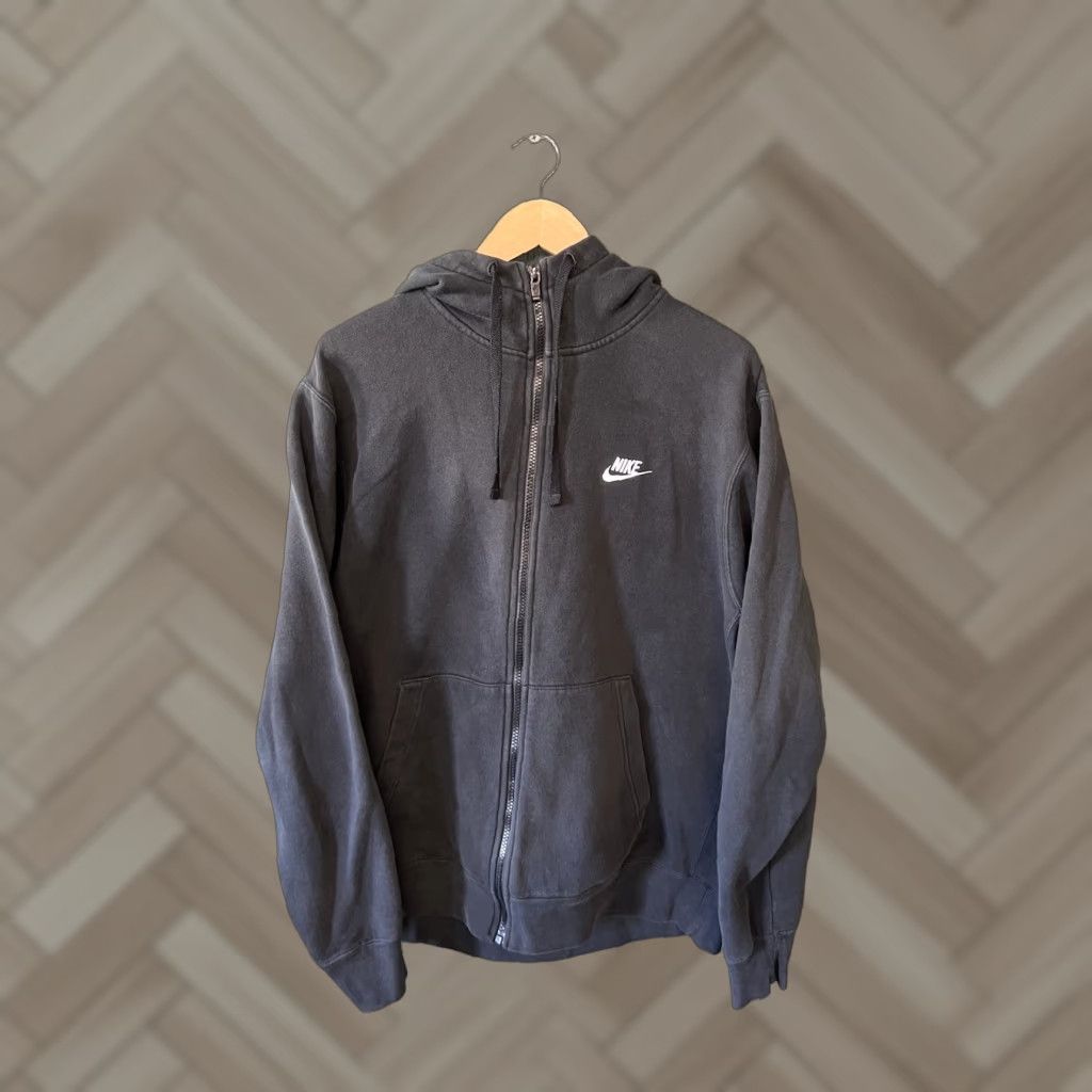 Nike Nike Sportswear Mens Black Full Zip Hooded Sweatshirt XL Size Size US XL / EU 56 / 4 - 1 Thumbnail
