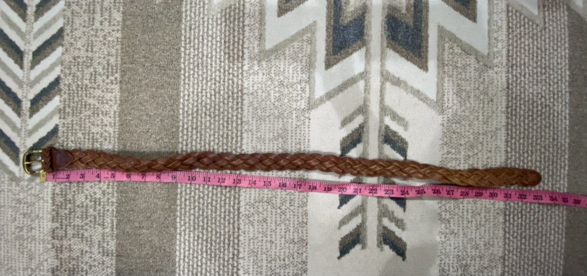 Leather Oxford Leather Buckle Belt Size ONE SIZE - 12 Thumbnail