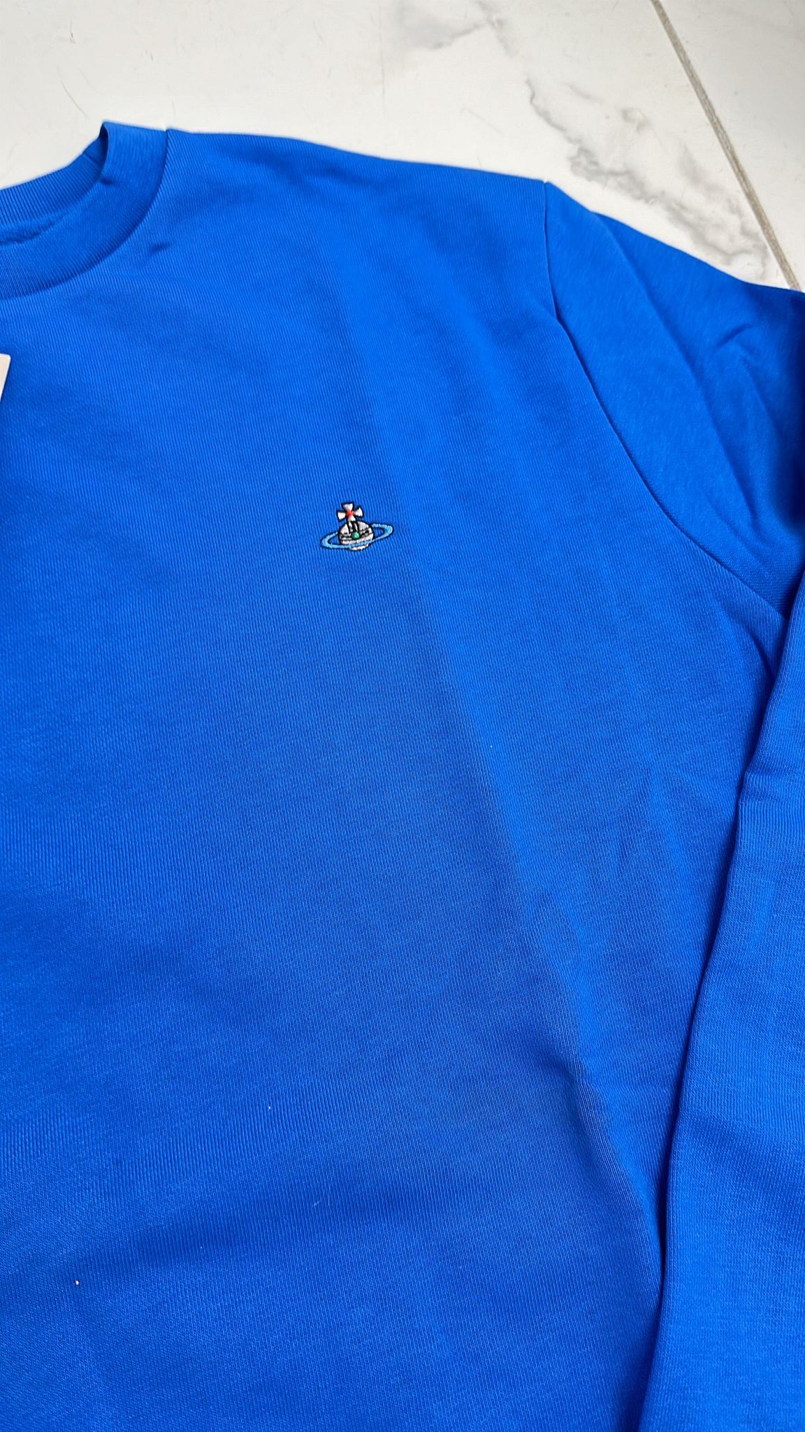 Vintage × Vivienne Westwood Vivienne Westwood Orb Logo Sweatshirt Royale Blue XLarge Size US XL / EU 56 / 4 - 2 Thumbnail
