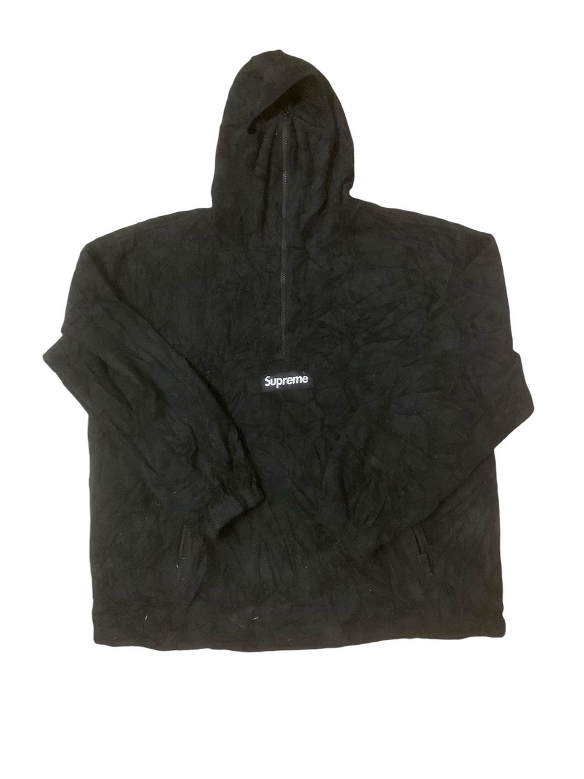 Supreme Polartec Centre Box Spellout Fleece Hoodies