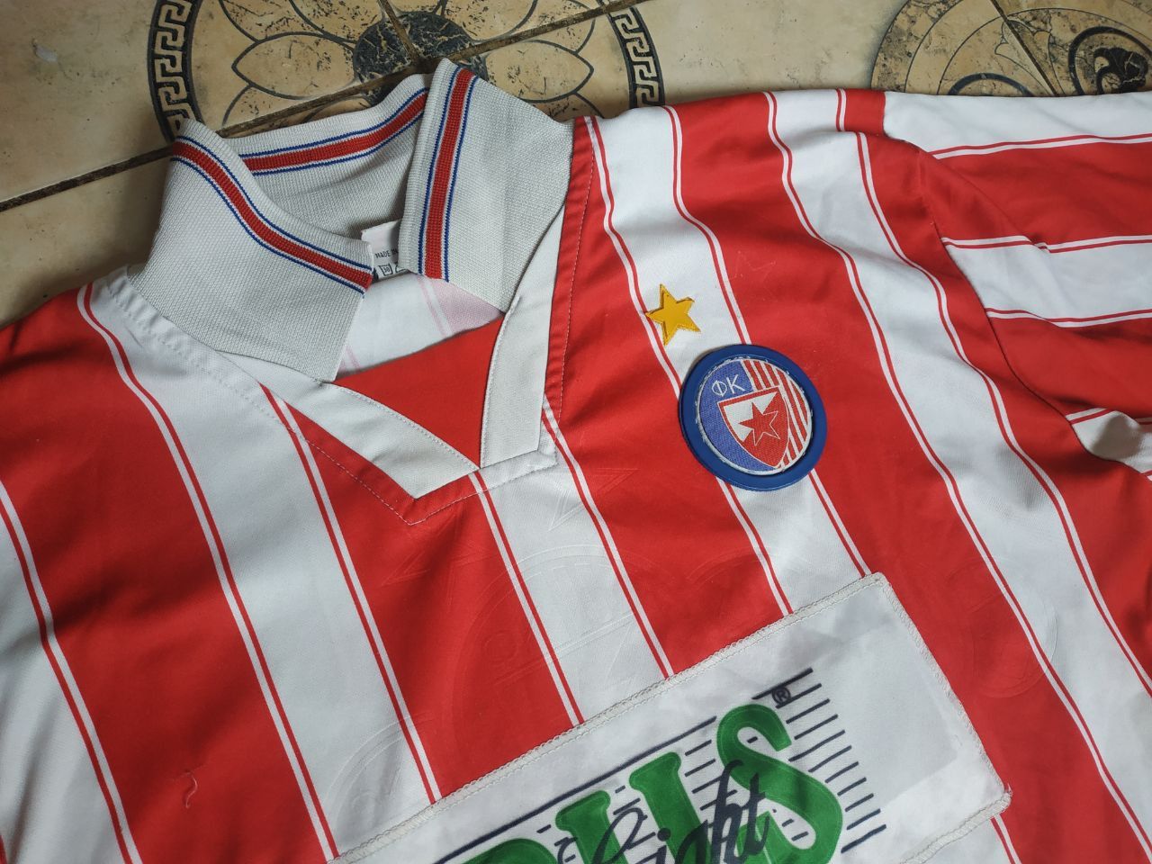 Vintage 90s Crvena Zvezda Jersey RedStar Belgrade Yugoslavia
