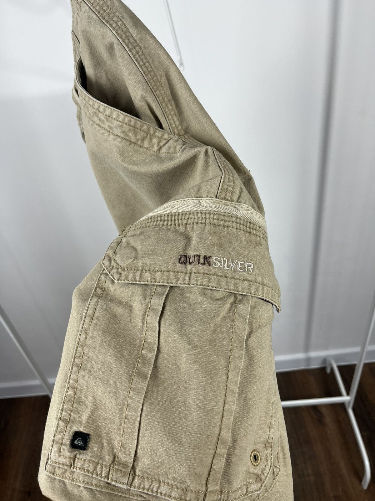 Quiksilver Quiksilver Beige Cargo Shorts Utility Style Size 34 Size US 34 / EU 50 - 4 Thumbnail