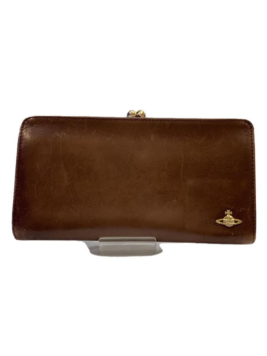 Vivienne Westwood Vivienne Westwood Plain Lthr Long Wallet Brown Size ONE SIZE - 1 Thumbnail