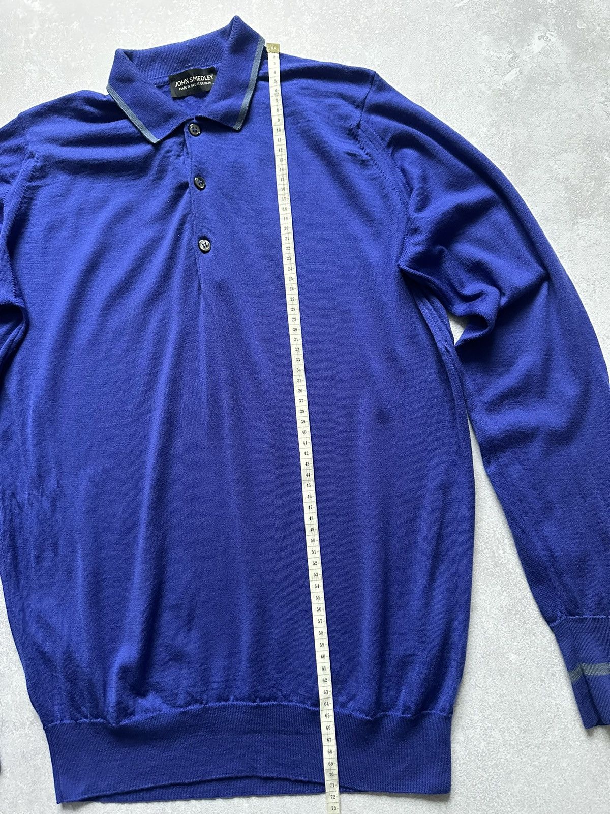 Designer × John Smedley × Vintage Sweater John Smedley Blue made in Great Britain size M Size US M / EU 48-50 / 2 - 6 Thumbnail