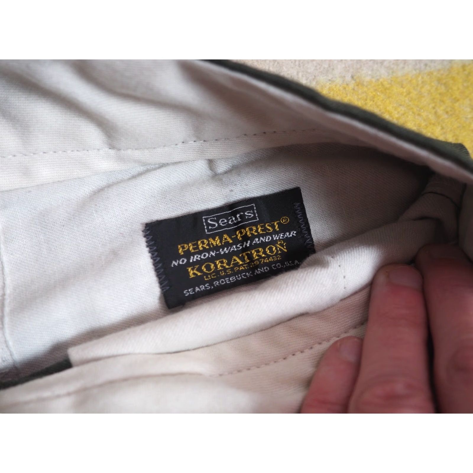 Sears VTG Sears Forest Green Chino Pants 34x29 Mens USA 70s Talon Flat Front Straight Leg Work Slacks Koratron Green 1970s Size US 34 / EU 50 - 6 Thumbnail