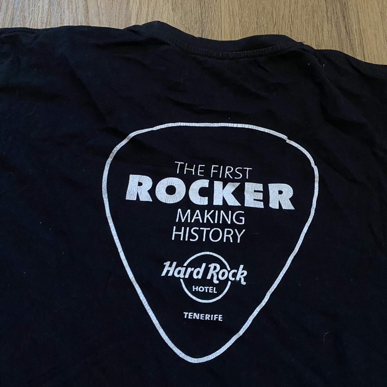 Hard Rock Cafe Black Hard Rock Cafe guitar pick tee Vintage y2k Size US L / EU 52-54 / 3 - 4 Thumbnail