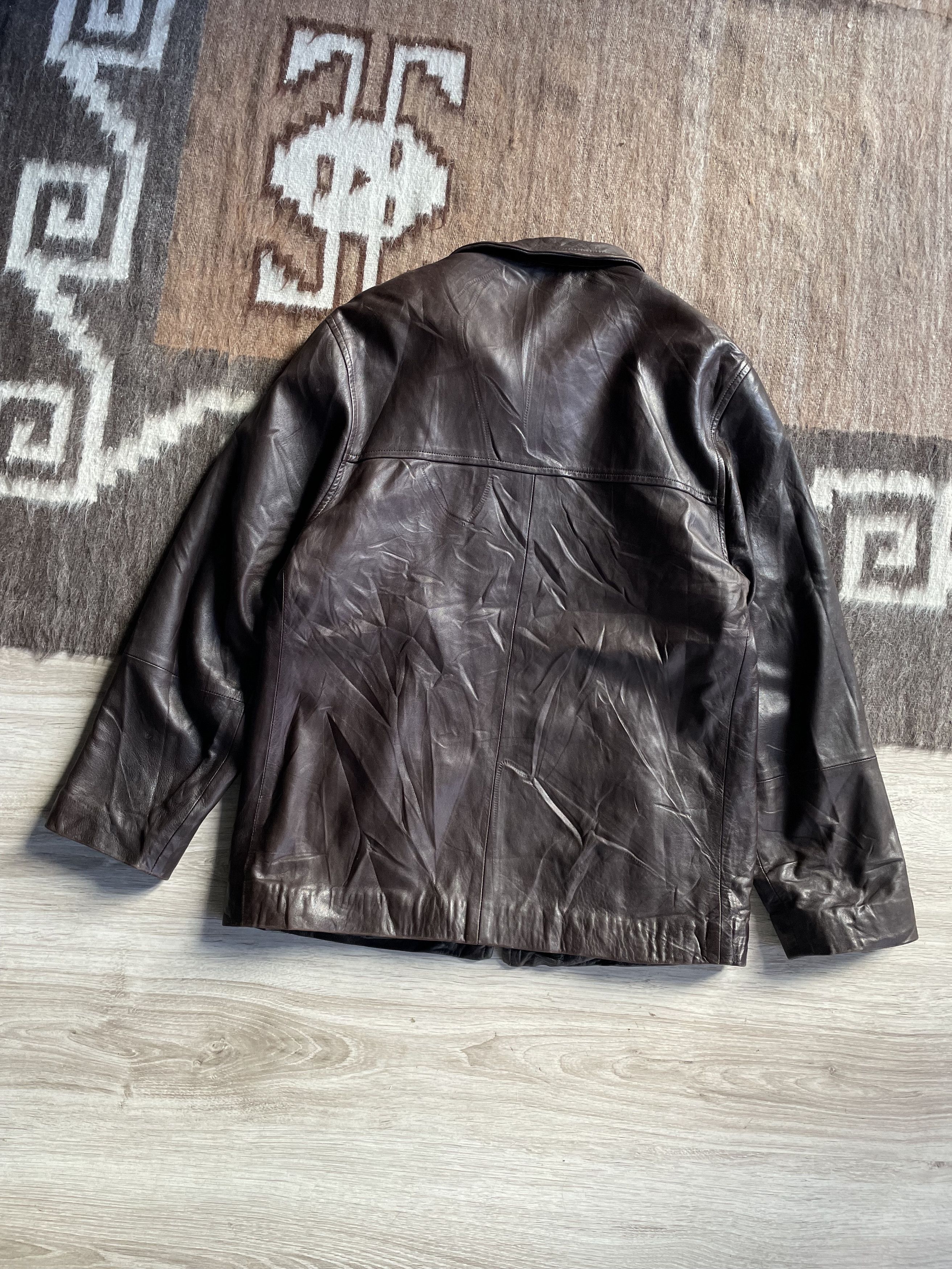 Vintage Pepe Nieto Vintage 60s 70s Eclair Zip Leather Jacket 7927AC Size US M / EU 48-50 / 2 - 10 Thumbnail