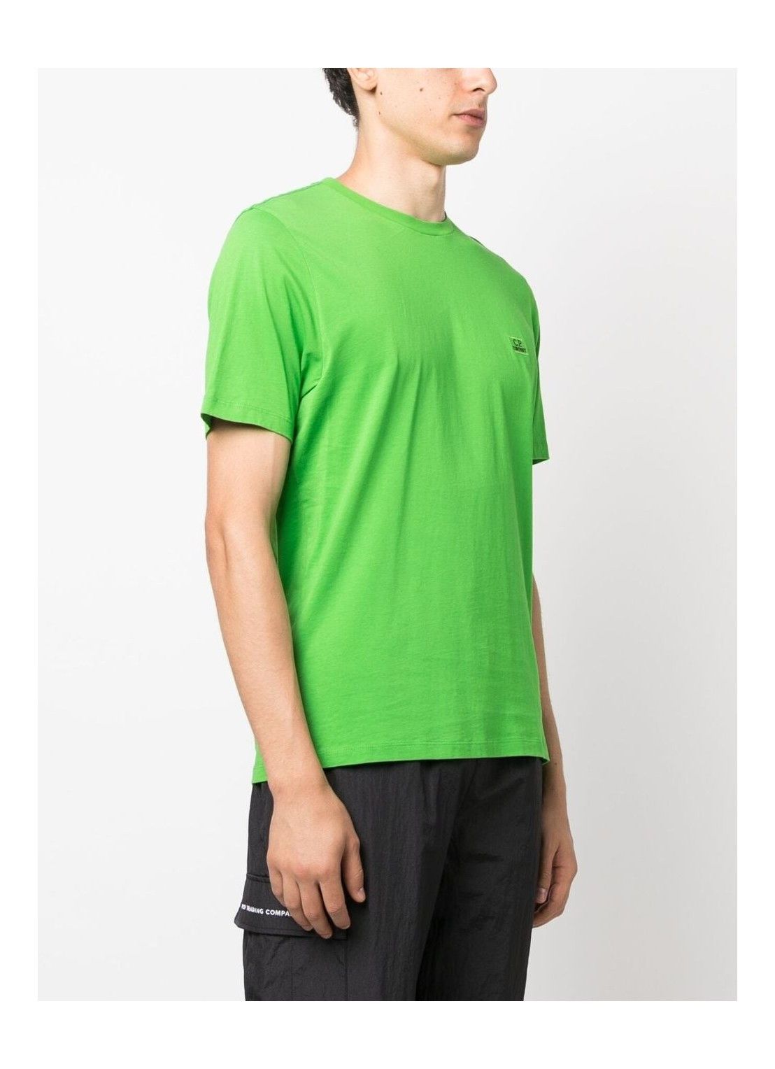 C.P. Company o1y1224 Logo Crewneck T-Shirt in Green Size US S / EU 44-46 / 1 - 4 Thumbnail