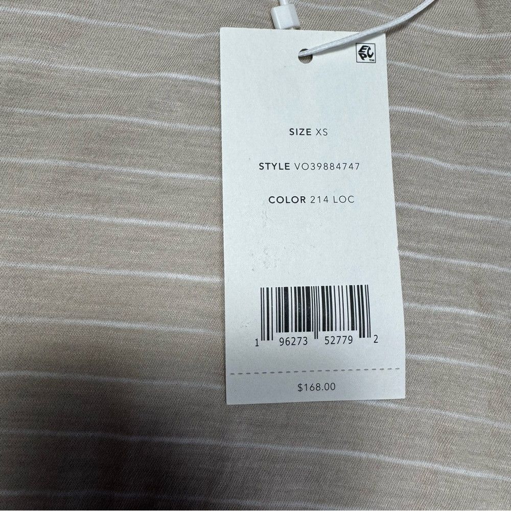 Vince NWT New $168 Vince Essential Elbow Length Sleeve Pima Cotto Size XS / US 0-2 / IT 36-38 - 5 Thumbnail