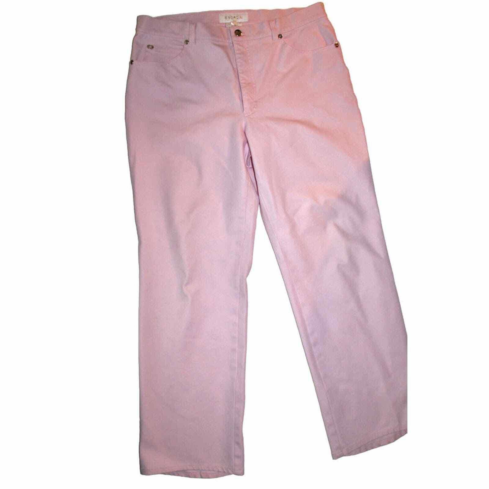 Escada Escada Womens Slim Skinny Pink Ankle Jeans USA Large Size 36" / US 14 / IT 50 - 1 Thumbnail