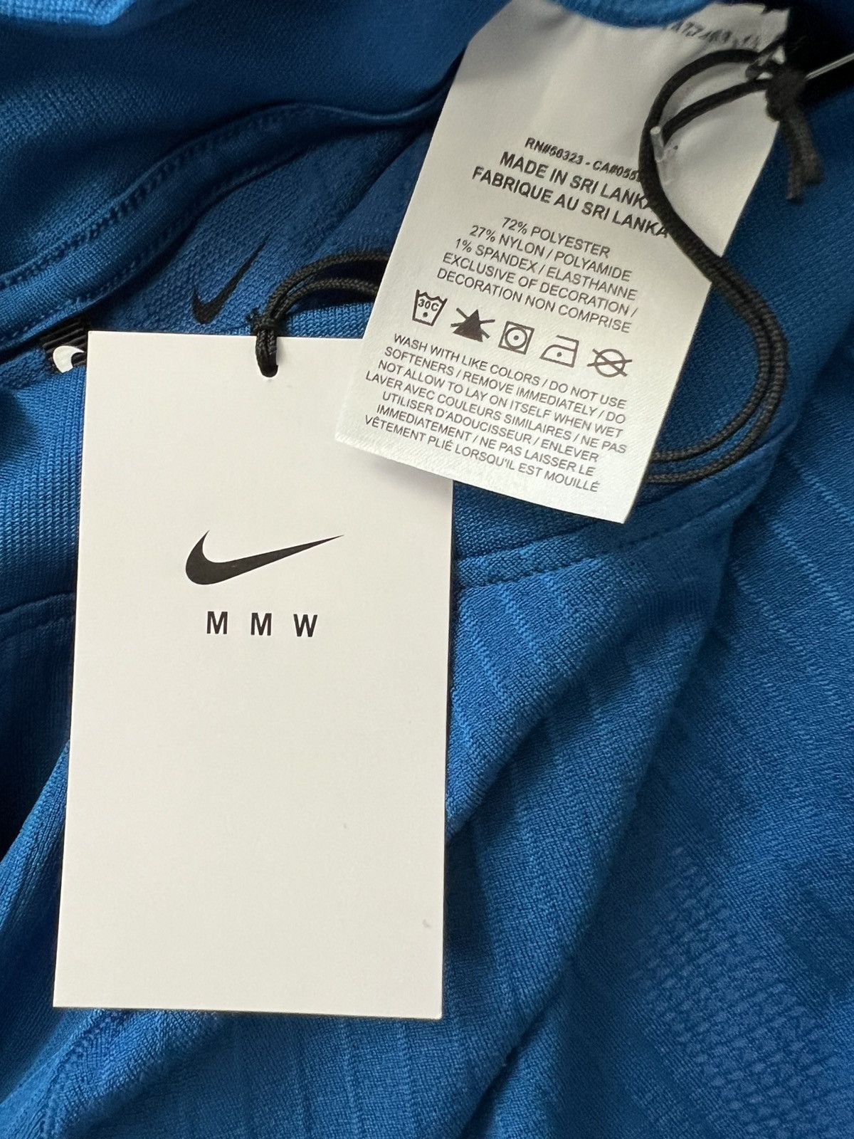 Nike Nike Matthew M Williams MMW NRG Dri-Fit Blue Shirt Size US XL / EU 56 / 4 - 7 Thumbnail